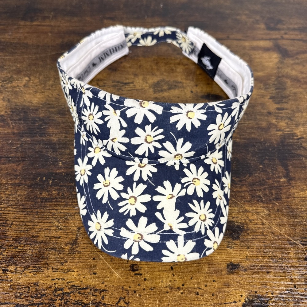 Peter Grimm True Character Daisy Floral Sun Visor Adjustable Hat New No Tags OSF